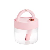 퓨어코치 무선 LED 무드등 미니가습기 1L, WHU100A(핑크)