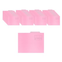문서 보존 홀더 A4, 분홍, 40개