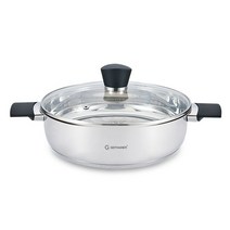 가이타이너 트라움 인덕션 스텐 전골냄비 GTC-TRIHC4, 24cm, 혼합색상
