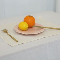 레브라이프 심플 퓨어 린넨 키친크로스 M, 오트밀베이지, 1개