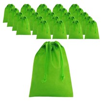 컬러 부직포 더스트백 30 x 40 cm, 연두, 25개