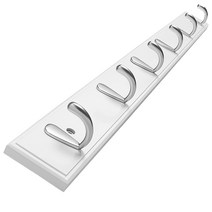 가팡 원목 후크 벽행거 JGGA014 04번, 화이트, 1개