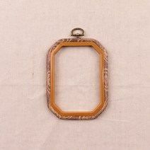 후프 고무 자수틀 팔각형 95 x 130 mm A/18/1, 1개