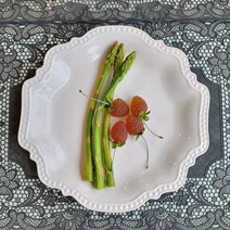 라운드 레이스 실루엣 접시, 혼합색상