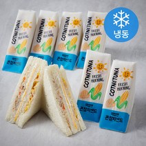아침엔 콘참치 샌드위치 (냉동), 80g, 8개
