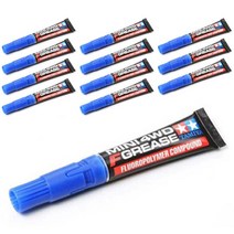 타미야 미니카 불소 수지 그리스 15383, 혼합색상, 12개