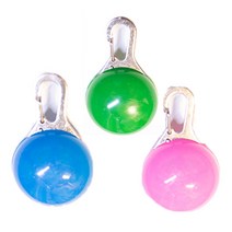 도담펫 반려동물 LED 방울 펜던트 3종 세트, 블루, 그린, 핑크