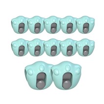 제이씨피 냥 발바닥 이불 클립 12p, 그린, 1세트
