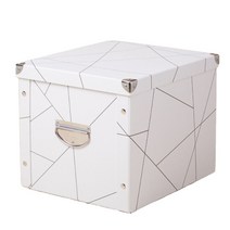 마켓에이 북유럽감성 조립식 다용도 수납함 31.5 x 22.8 x 13.7 cm, 레이저, 1개