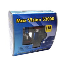 맥스비젼 슈퍼화이트 5300K LED 안개등 H8 2p, 백색, 1개