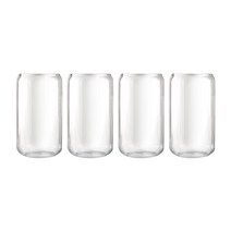 코빙 비어캔 글라스 컵 400ml, 1세트