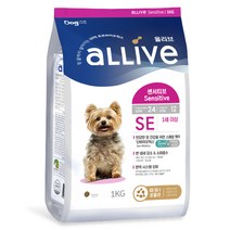 올리브 센서티브 30억 강아지사료, 닭, 1kg, 1개