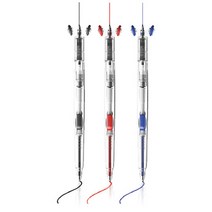 라이노바 직선볼펜 0.5~0.7mm 3종 + 직선샤프 0.5~0.7mm 3종, 검정, 빨강, 파랑, 1세트