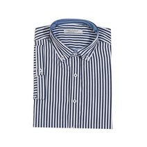 엣지애 남성용 세로 줄무늬 반팔셔츠 MCTCT5173S1
