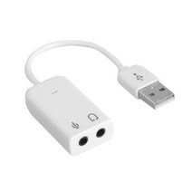 주닉스 USB 이어폰 연결 7.1 오디오 어댑터 케이블