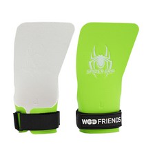 와드프렌즈 스파이더그립2 노핑거 헬스장갑 좌우세트 형광그린 + 시그니처 메쉬백, 1세트