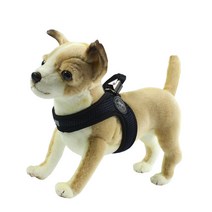 이지워크 강아지 하네스 세트 S, 네이비, 1세트