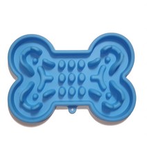 강아지 프리미엄 급체방지 슬로우식기 1구, 블루, 1개