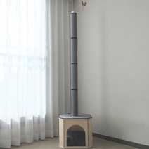 캣츠빌 벌크업 캣타워, 그레이(카페트), 1개