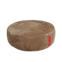 퍼피엔젤 강아지 쏘오옥 면벨로아 이지 원형 쿠션커버 PA-BV185, 159 Beige