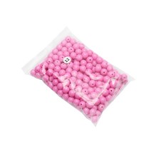 파티드레싱 캔디컬러 구슬 250g 12mm, 진분홍, 1개