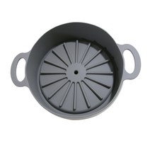 삶은리빙 실리콘 에어프라이어 용기 19cm, 1개