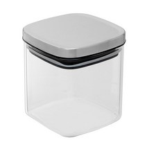 사각 유리 보관용기 600ml, 1개