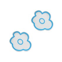 아크릴 플라워 티코스터 2p, 블루