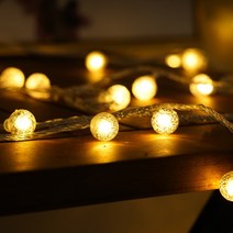 캠프테리어 LED 앵두전구 6m 40구, 투명