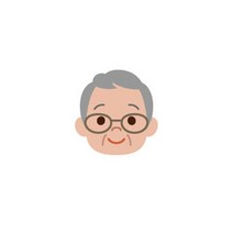 디자인아지트 패밀리 마스크 걸이, 할아버지3, 1개