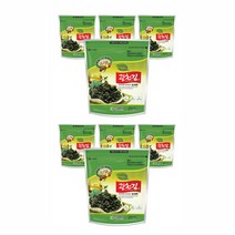 광천김 올리브 녹차 볶음 돌자반, 8개, 70g