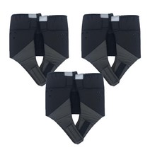 럭키 안전모 방한패딩 귀덮개 블랙 LK-007, 3개