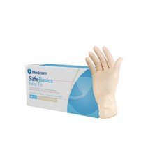 메디컴 세이프베이직 라텍스 글러브 아이보리 S, 100개, 1개, 소(S)