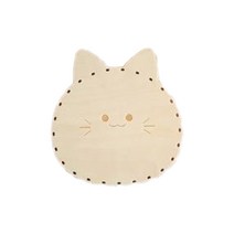 쁘띠마망 자작나무 합판 고양이 4mm