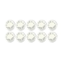 수선용 단추 A타입 단추형, 월계수-실버, 10개