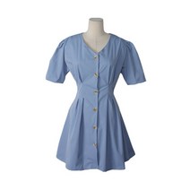 슈비트 퍼프 스트랩 미니원피스 OPS6397K14