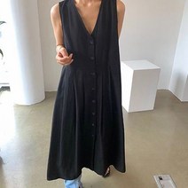 유니제이 아스린 투웨이 핀턱 롱 원피스