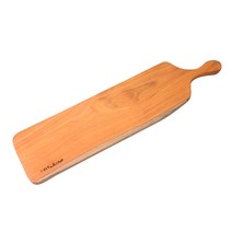 하마공방 티크 우드 원목 나무 도마 긴사각, 혼합색상, 1개