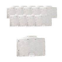 포인트씨엠 사원증 아크릴 케이스, C 가로형, 10개