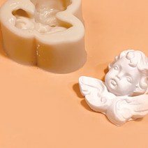 앵글띵 오브제용 Mini 작은천사 실리콘 몰드 갸우뚱천사