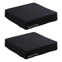 마켓플랜 고밀도 스펀지 방석 사각 8cm 2p