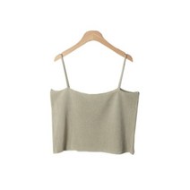 여성용 데르치 끈 니트 뷔스티에 VT514K15