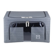 세렌셉템버 다이아체크 리빙박스 56L, 그레이, 1개