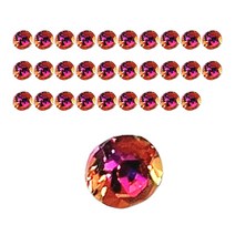 메이브라운 원형 V컷 네일스톤 8mm, 투톤퍼플, 30개