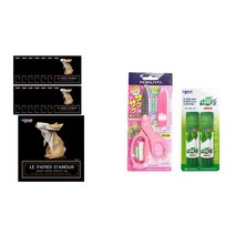 종이나라 1000 15cm 크라프트지다물 15p + 고쿠요 SAXA 플라이 캡 가위 핑크 + 종이나라 나라풀 15g x 2p, 1세트, 5색