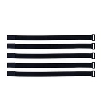 간편 찍찍이밴드 캠핑 자전거 스트랩 탄성 3 x 55cm, 와이드롱, 5개