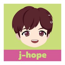 아이러브페인팅 TinyTAN DIY PAINTING 25 x 25 cm, j-hope
