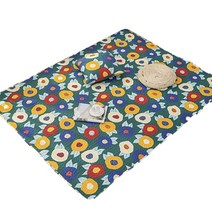 더플로우 귀욤 도톰 페브릭 방습 피크닉 매트, 16