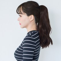 에스홀릭 스몰핀 집게달비 제시 포니테일 가발, 내츄럴브라운, 1개