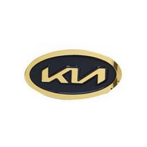 카텍트 차량용 신형 엠블럼 2호, 골드, 기아